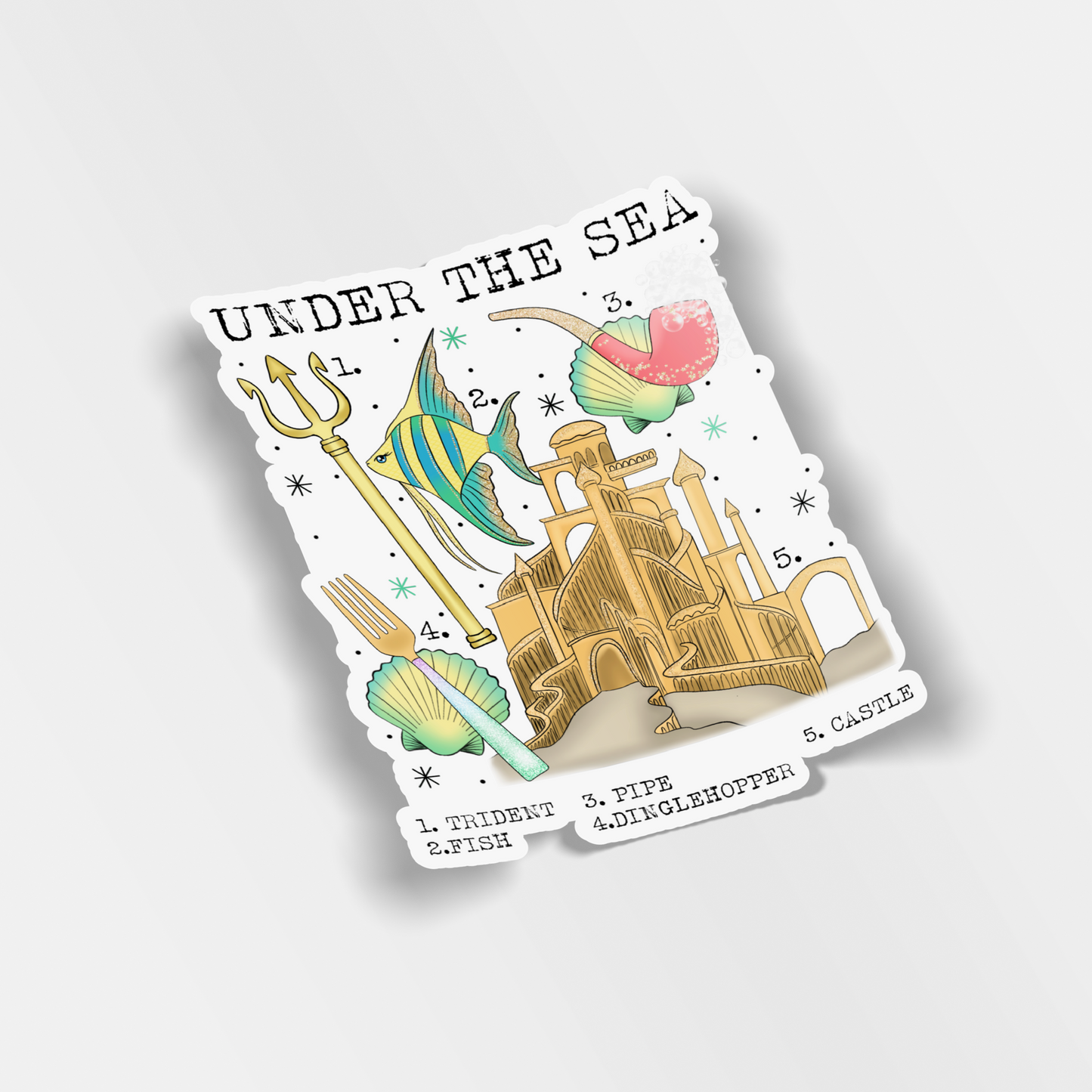 under the sea vinyl sticker