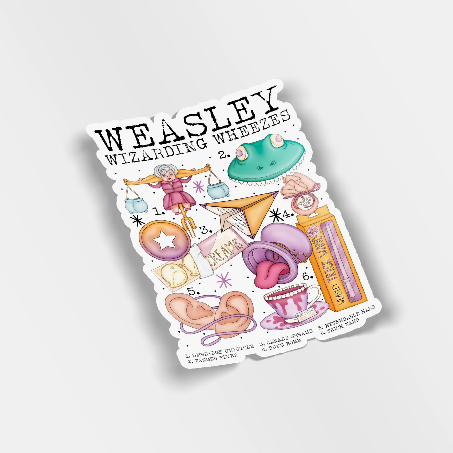 weasley vinyl sticker