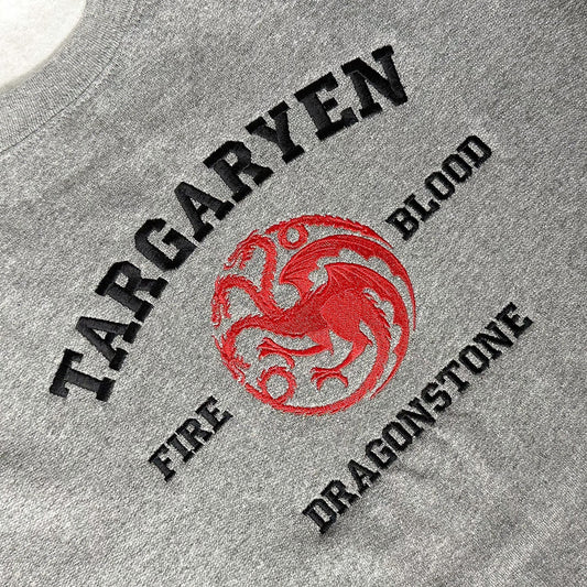 targaryen embroidered crewneck