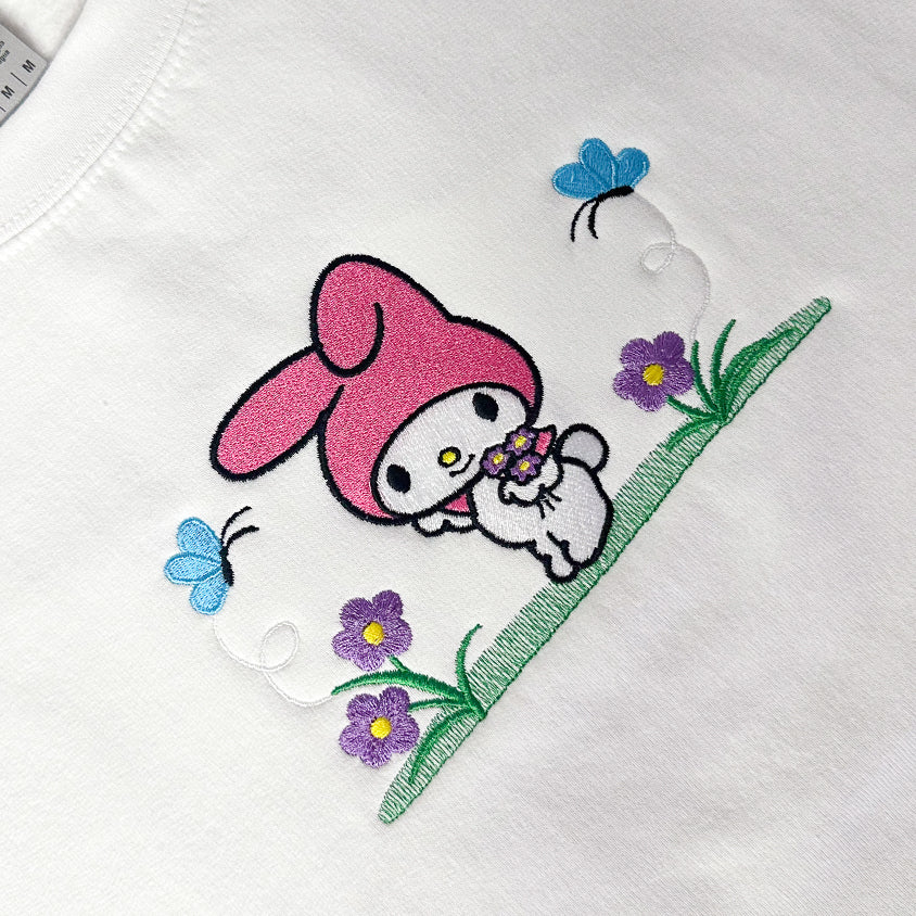 kuromi embroidered crewneck